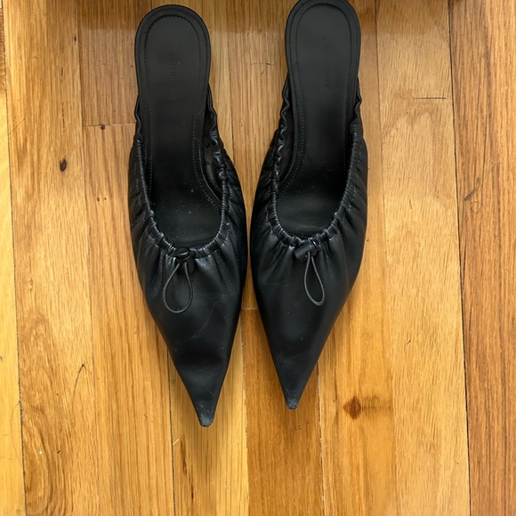 Balenciaga scrunch knife leather mules size IT 39 - Picture 3 of 6